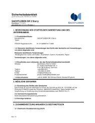 Sicherheitsdatenblatt - Sachtleben Chemie GmbH