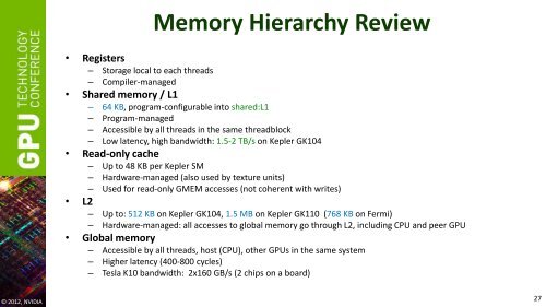 GPU Performance Analysis and Optimization - GPU Technology ...