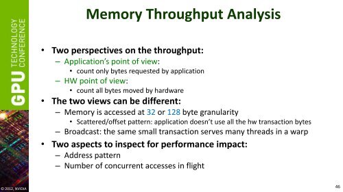 GPU Performance Analysis and Optimization - GPU Technology ...