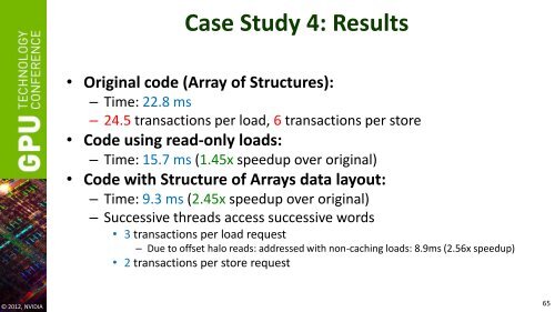 GPU Performance Analysis and Optimization - GPU Technology ...