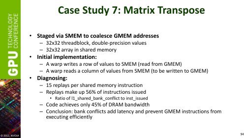 GPU Performance Analysis and Optimization - GPU Technology ...