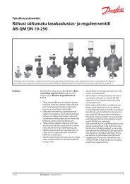 AB-QM ventiilid (Generation 2011) - Danfoss