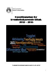 Handlingsplan for trygghetsskapende tiltak 2012 - Bydel GrÃ¼nerlÃ¸kka