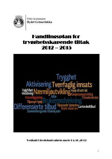 Handlingsplan for trygghetsskapende tiltak 2012 - Bydel GrÃ¼nerlÃ¸kka