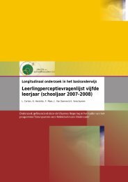 Leerlingperceptievragenlijst vijfde leerjaar (schooljaar 2007-2008)