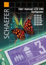 User Manual LCD 240-Configurator - SCHAEFER