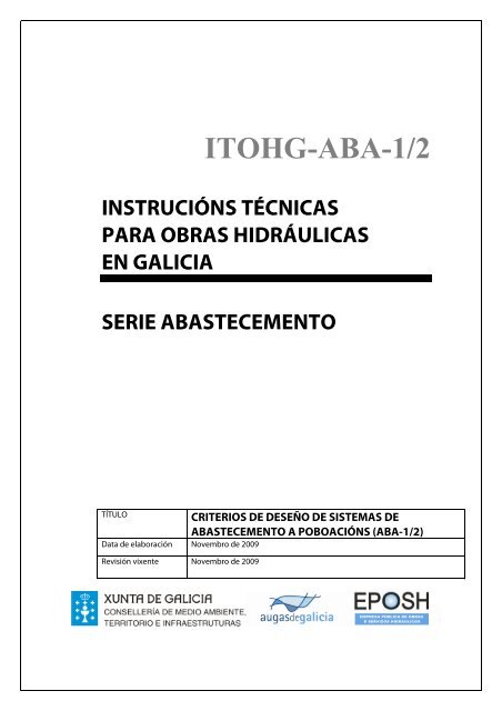 aba1.2[23-11-09].Criterios xerais - Augas de Galicia - Xunta de Galicia