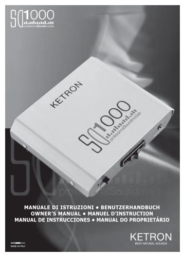 SD 1000 - Ketron UK