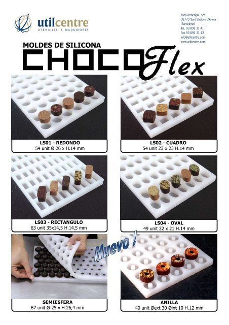 MOLDES CHOCOFLEX - Utilcentre