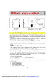 Bölüm 2: Zaman sabitesi