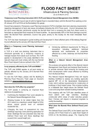 FLOOD FACT SHEET - Bundaberg Regional Council