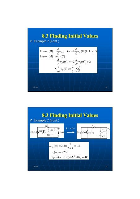 8.4 The Natural Response of a Series/Parallel RLC Circuit