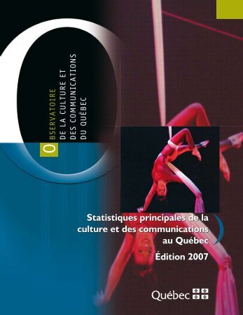 Statistiques principales de la culture et des communications au ...