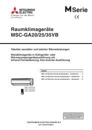 RaumklimagerÃ¤te MSC-GA20/25/35VB