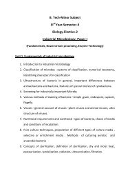 B. Tech-Minor Subject III Year-Semester-II Biology-Elective-2 ... - rgukt