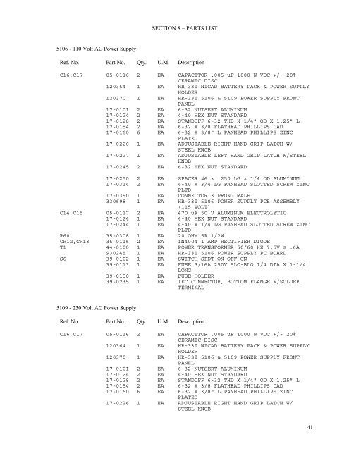 HR-33T Dew Point Microvoltmeter Instruction/Service Manual ...