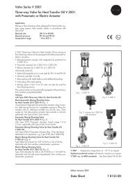 Data Sheet T 8135 EN Valve Series V 2001 Three ... - Rencor Controls