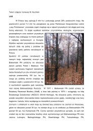 Tekst i zdjęcia: Ireneusz M. Kuciński LAS W Polsce lasy zajmują 9 ...