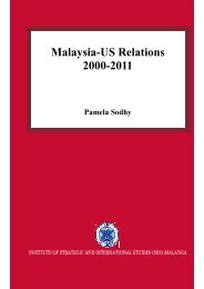 Malaysia-US Relations 2000-2011 Pamela Sodhy - ISIS Malaysia