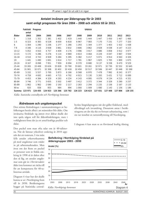 Budget 2005 - NorrkÃ¶pings kommun