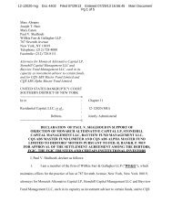 Appendix to the Objection of FGIC - ResCap RMBS Settlement