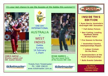 February 2010 - Queensland Cricket