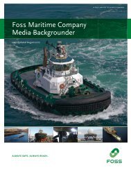 Foss Maritime Company Media Backgrounder