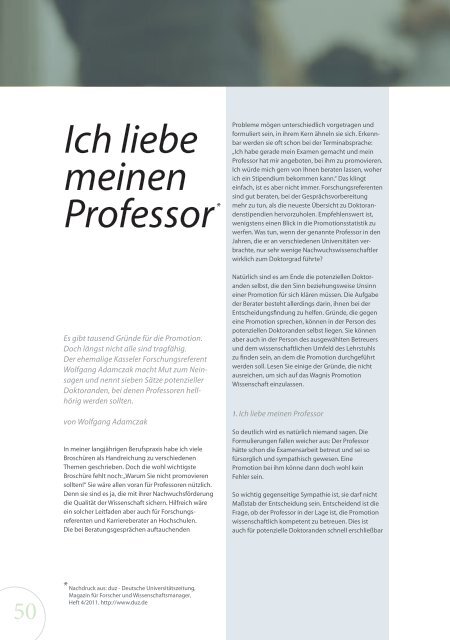 Promovieren mit Fachhoch schul abschluss - PROfessur ...