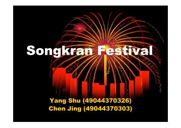 Songkran Festival