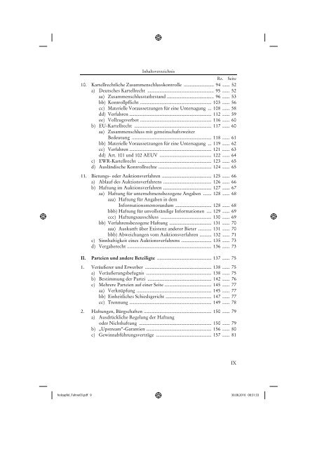 Unternehmenskauf in Recht und Praxis - P+P PÃ¶llath + Partners