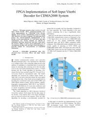 FPGA Implementation of Soft Input Viterbi Decoder for ... - Telfor 2008