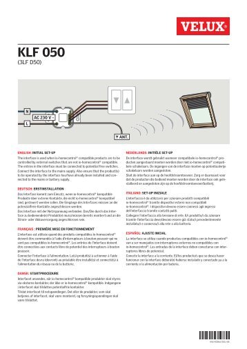 KLF 050 : Interface interrupteur - VELUX Schweiz AG