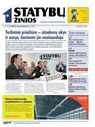 Techninė priežiūra – užsakovų akys ir ausys, kuriomis jie ... - Statyk.eu