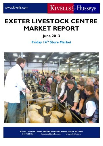 EXETER LIVESTOCK CENTRE MARKET REPORT June ... - Kivells