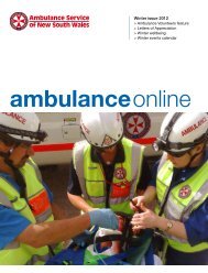 Winter 2012 - Ambulance Service of NSW