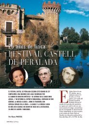 FEsTivAL CAsTELL DE PErALADA - Revistas Culturales