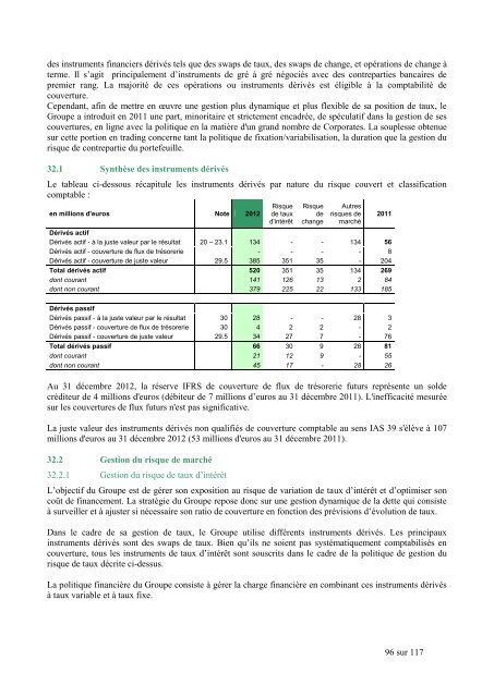Etats financiers consolidÃ©s 2012 - Groupe Casino