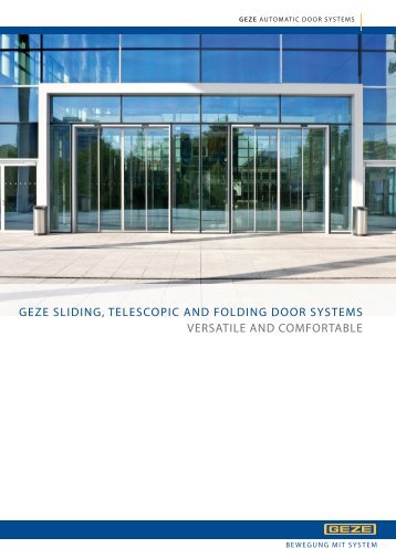 Automatic Sliding Doors Brochure - Entraway