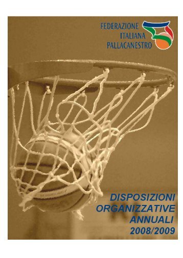 Disposizioni Organizzative Annuali - Federazione Italiana ...