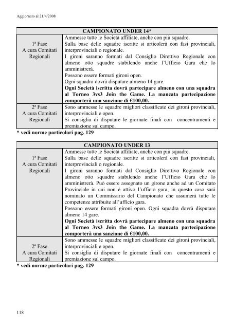 Disposizioni Organizzative Annuali - Federazione Italiana ...