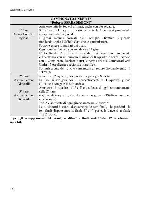 Disposizioni Organizzative Annuali - Federazione Italiana ...