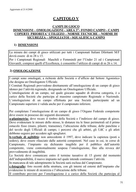 Disposizioni Organizzative Annuali - Federazione Italiana ...