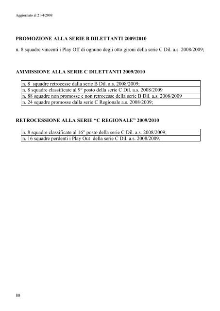 Disposizioni Organizzative Annuali - Federazione Italiana ...