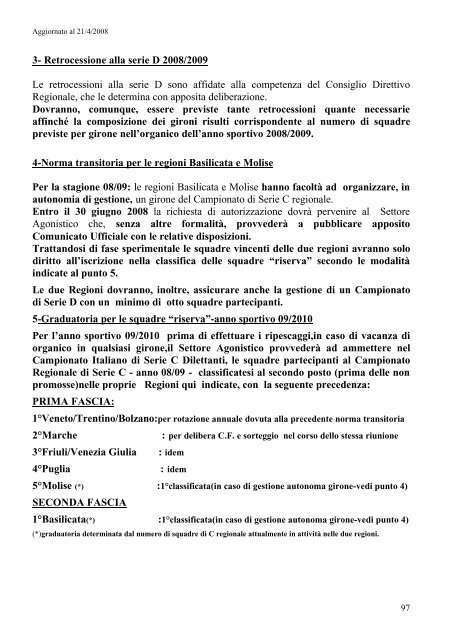 Disposizioni Organizzative Annuali - Federazione Italiana ...