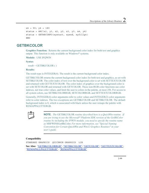 IntelÂ® Fortran Libraries Reference