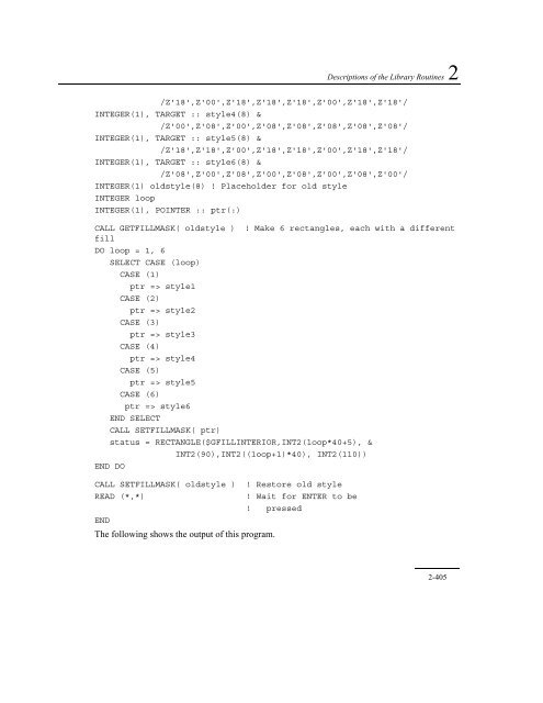 IntelÂ® Fortran Libraries Reference