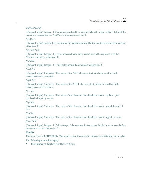 IntelÂ® Fortran Libraries Reference