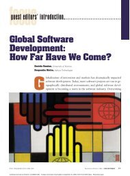 Global Software Development: How Far Have We Come? guest ...