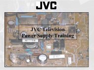 JVC Television Power Supply Training - Tecnicosaurios