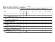 Pools Safety Inspection checklist - sipe